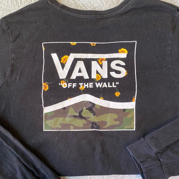 Vans Other - Camo x Floral Vans Shirt